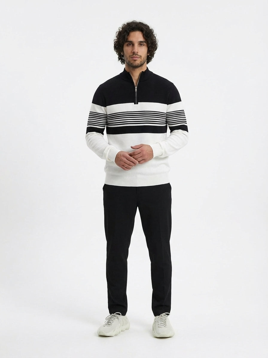 Conjunto para hombre: jersey con estampado gráfico y pantalones