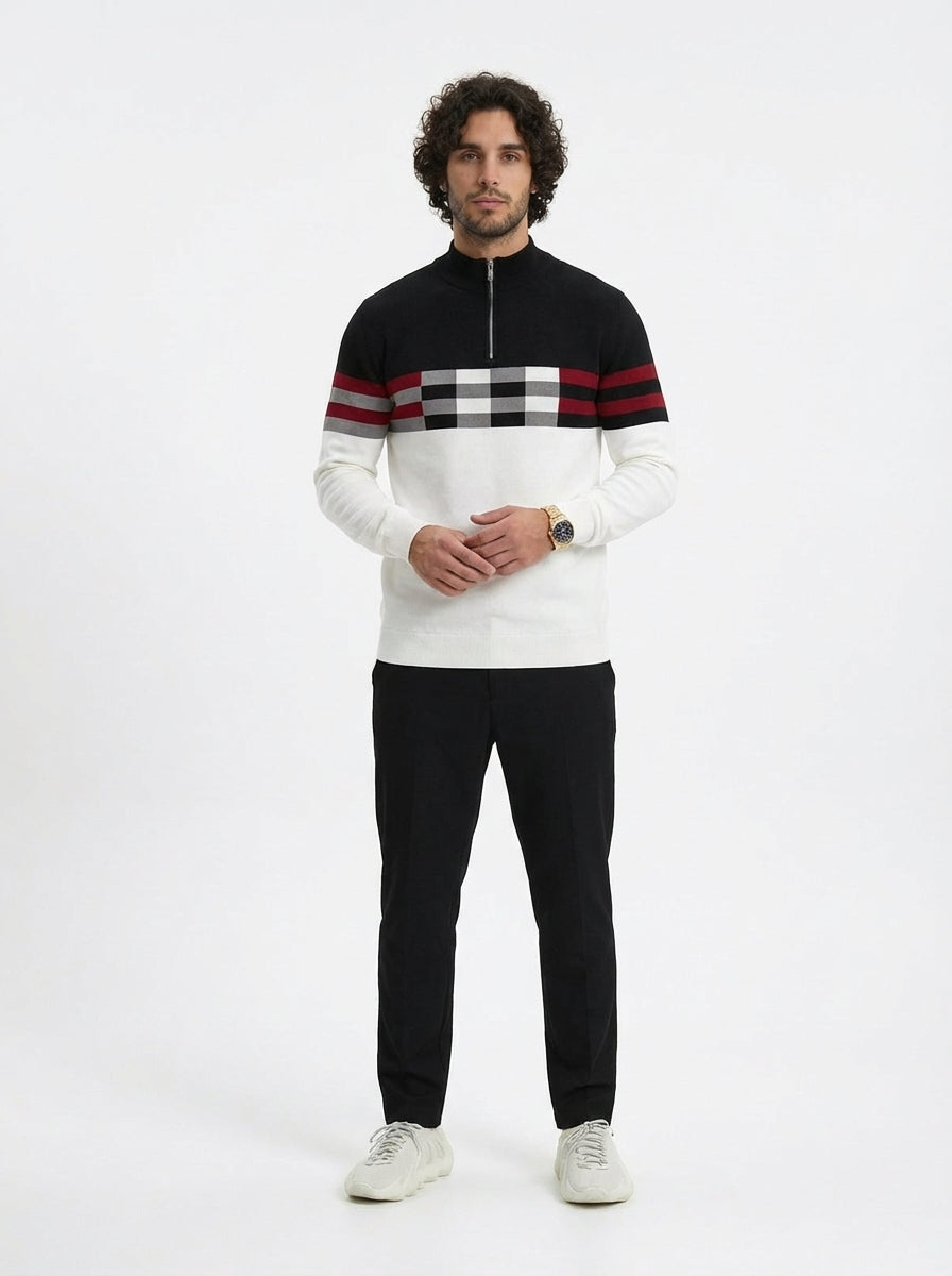 Conjunto para hombre: jersey con estampado gráfico y pantalones